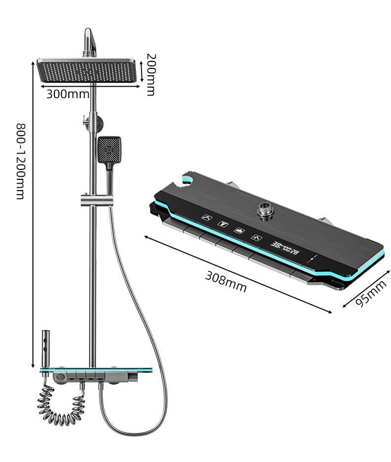 Colone de douche Aficheur +led